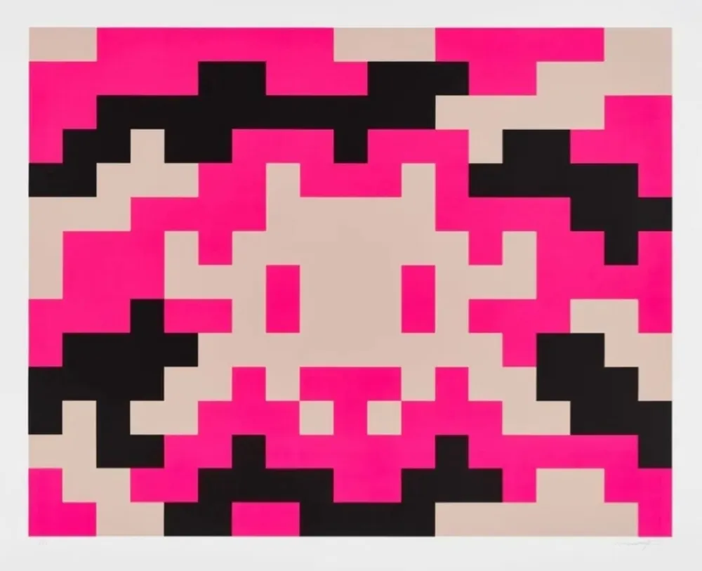 Serigrafía Invader - CAMO XXL-3C-M1