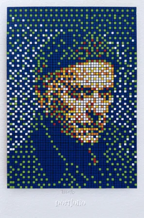 Estampa Numérica Invader - Enki Bilal x Portfolio, 2024