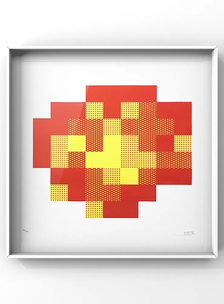 Serigrafía Invader - Explosion