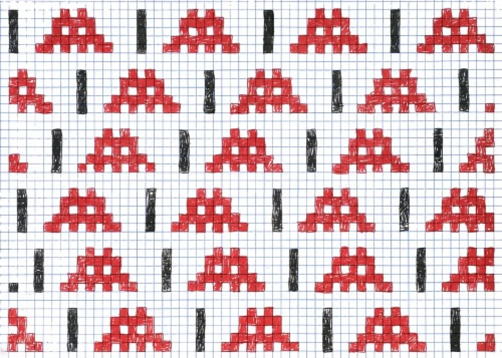 Serigrafía Invader - Homeworks