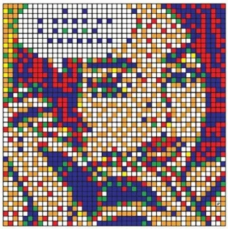 Serigrafía Invader - Ohh...Alright, 2011