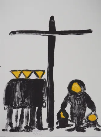 Litografía Ionesco - La Croix