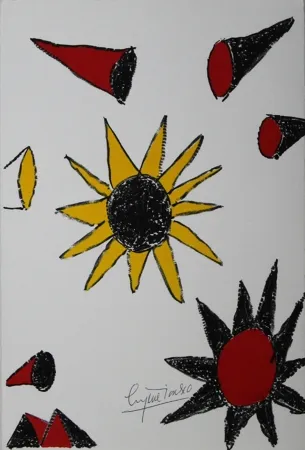 Litografía Ionesco - New Year's Card