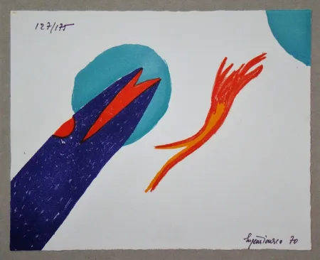 Litografía Ionesco - Untitled