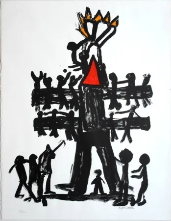 Litografía Ionesco - Untitled