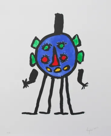 Litografía Ionesco - Yeux nombreux, tête unique