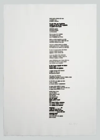 Aguatinta Isgro - Cancellature