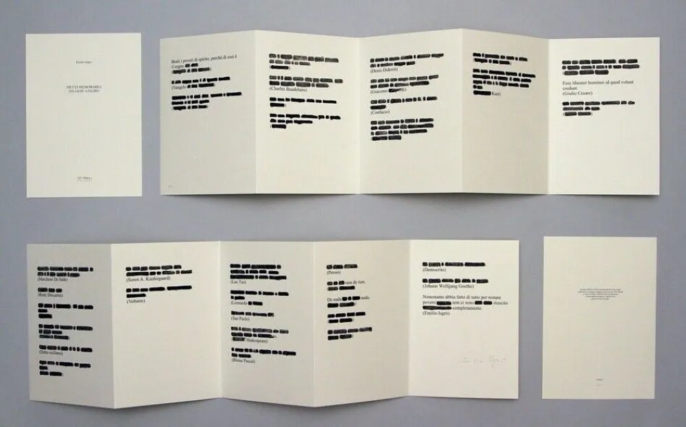 Litografía Isgro - Detti memorabili da Gesù a Isgrò