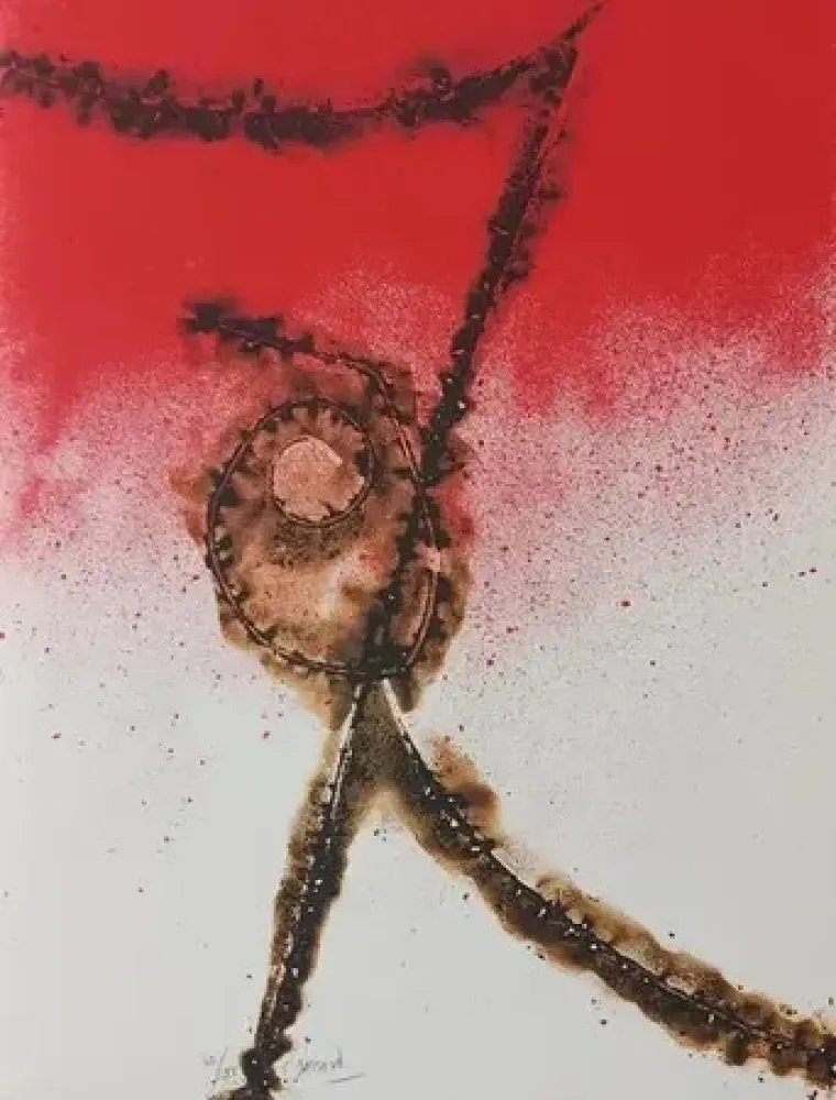 Litografía Jaccard - SANS TITRE 