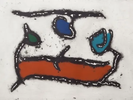 Aguatinta Jacobsen - La Seine - Le Barque