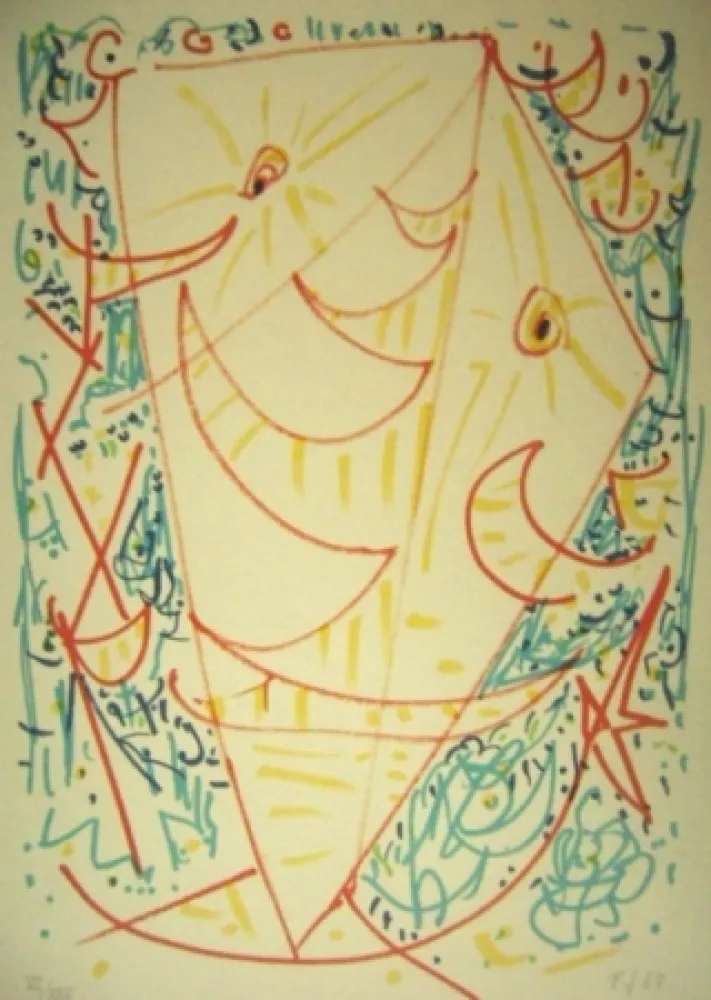 Litografía Jacobsen - Maske