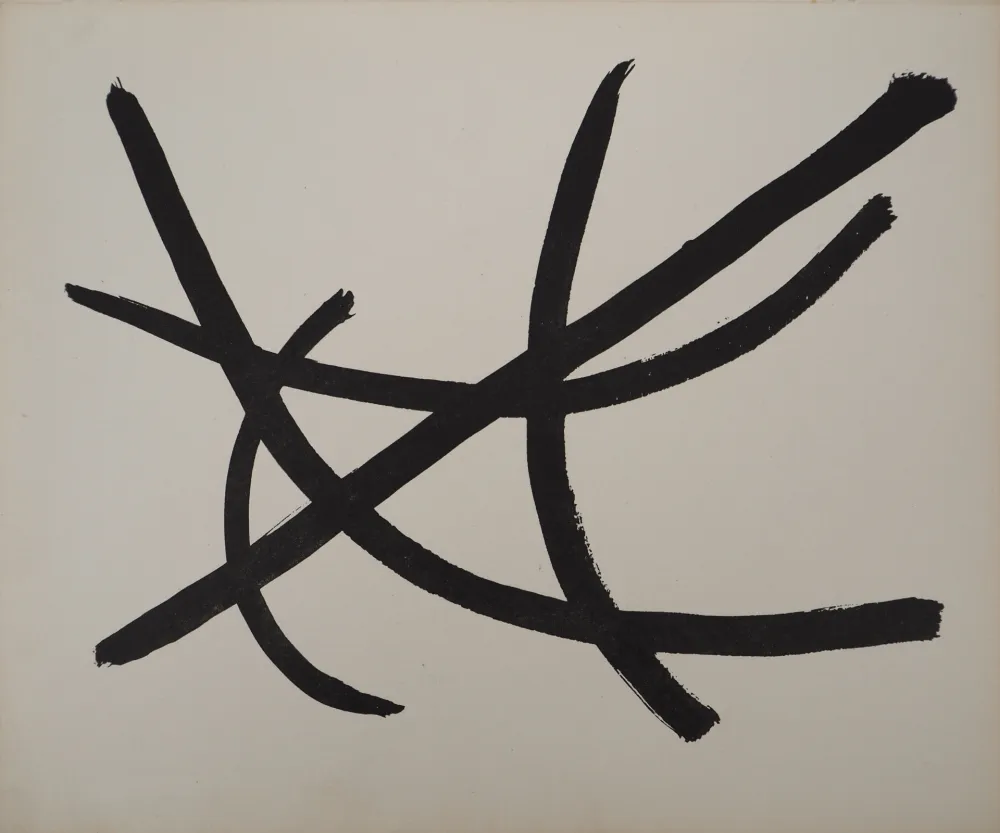 Litografía Jacobsen - Tracés abstraits