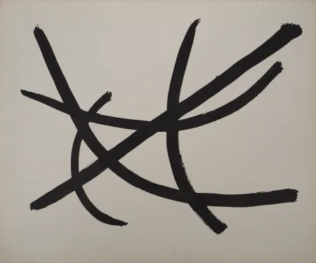 Litografía Jacobsen - Tracés abstraits