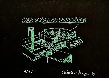 Serigrafía Jaeger - Konstruktive Elemente Grün