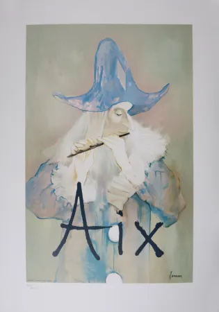 Litografía Jansem - Aix, 1983