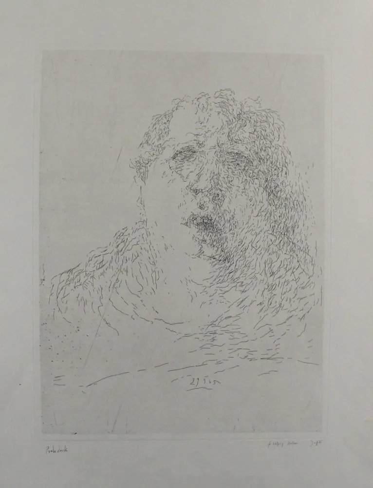 Grabado Janssen - Selbst am 29.3.1965