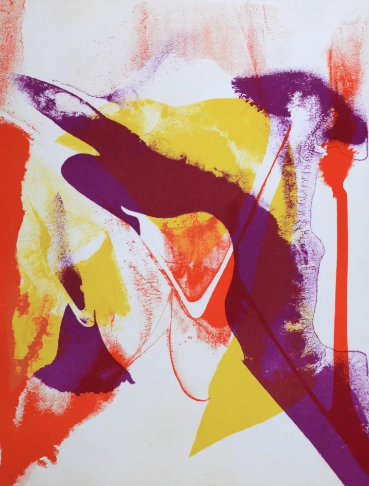 Litografía Jenkins - Composition, 1965 