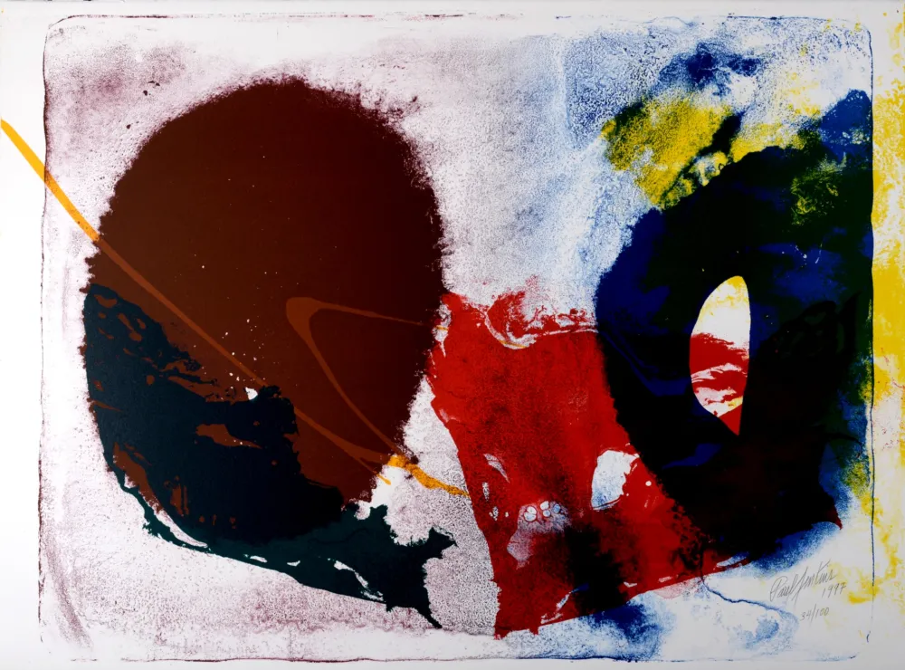 Litografía Jenkins - Five Invocations #4, 1997 - Hand-signed