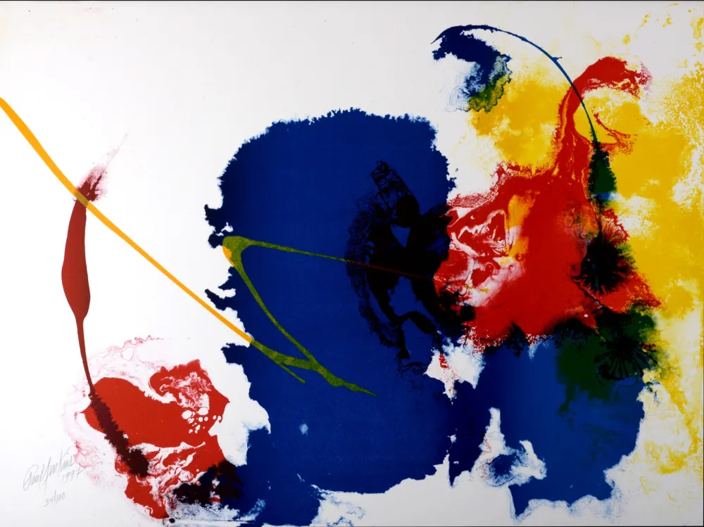 Litografía Jenkins - Five Invocations #5, 1997 - Hand-signed