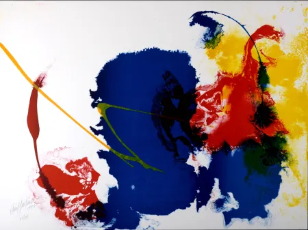 Litografía Jenkins - Five Invocations #5, 1997 - Hand-signed