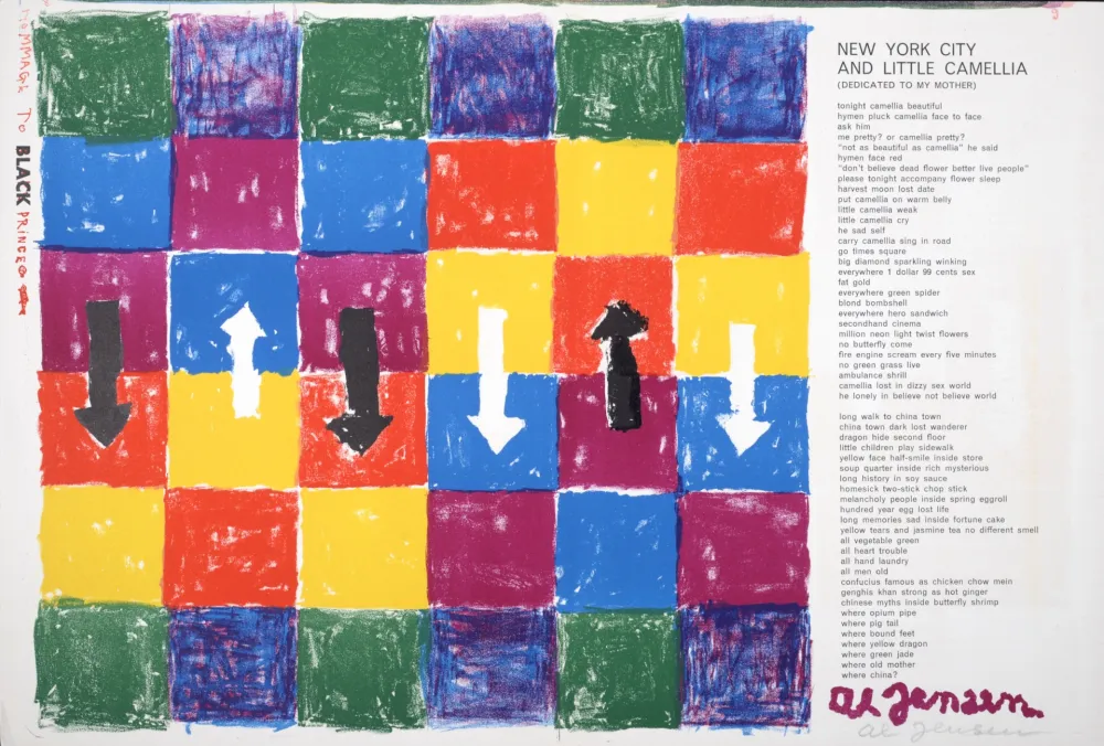 Litografía Jensen - Little Camelia, 1964