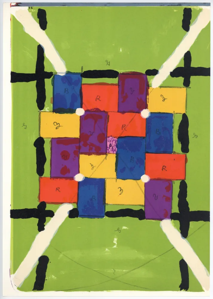 Litografía Jensen - Puzzle I