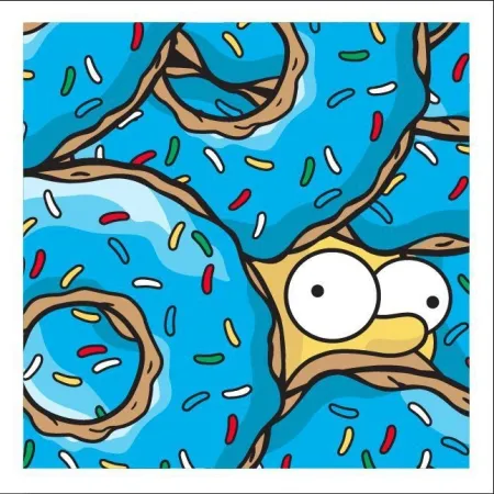 Serigrafía Jerkface - Donut Mobile (Blue Raspberry)