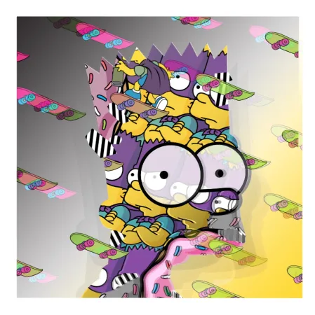 Serigrafía Jerkface - Nollie Front Foot Flip(Lenticular)