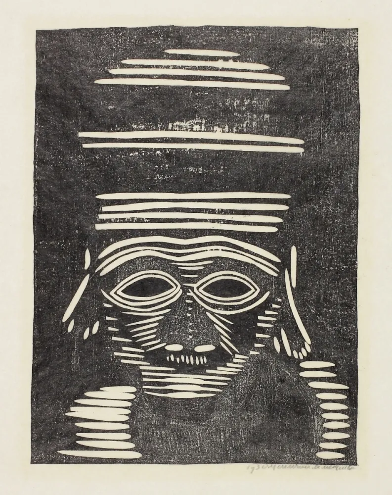 Grabado En Madera Jessurun De Mesquita - Fantasie