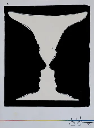 Litografía Johns - Cup two Picasso