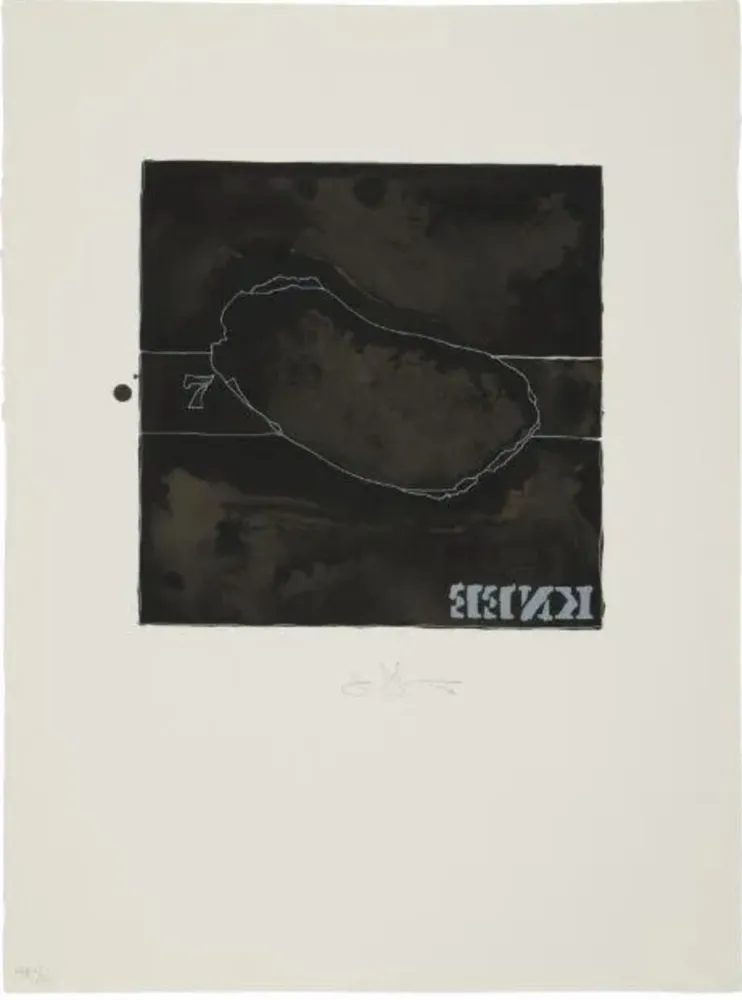 Litografía Johns - Knee