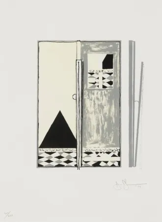 Litografía Johns - Pyre 2