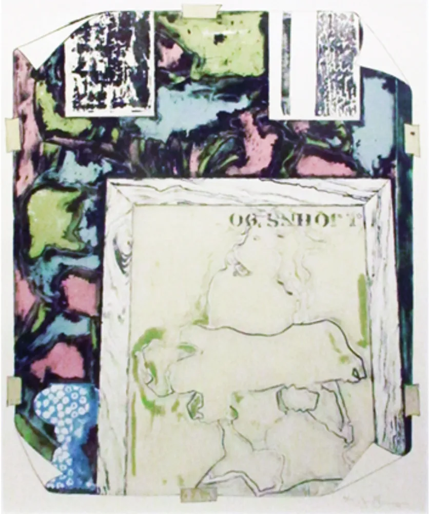 Litografía Johns - Untitled 