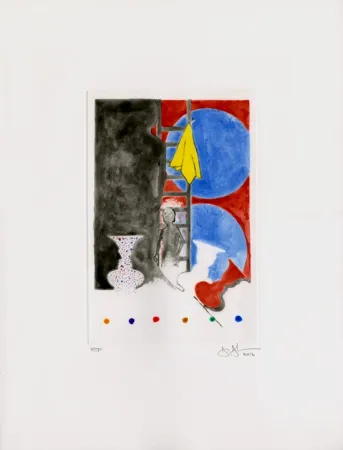 Aguatinta Johns - Untitled (2012)