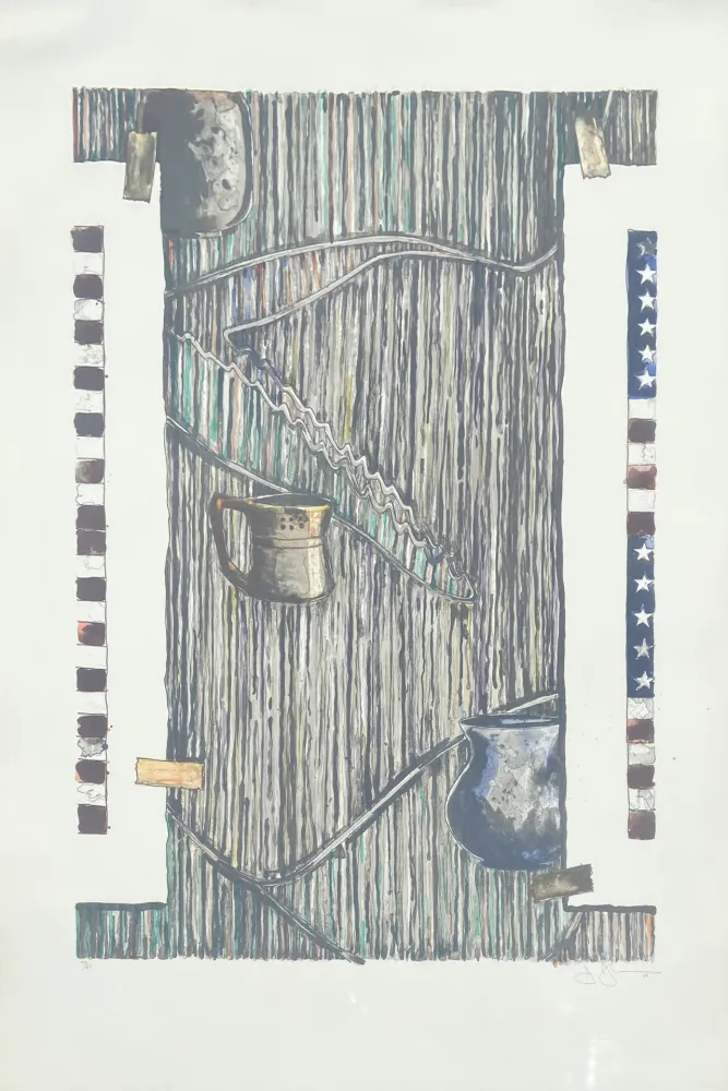 Litografía Johns - Ventriloquist