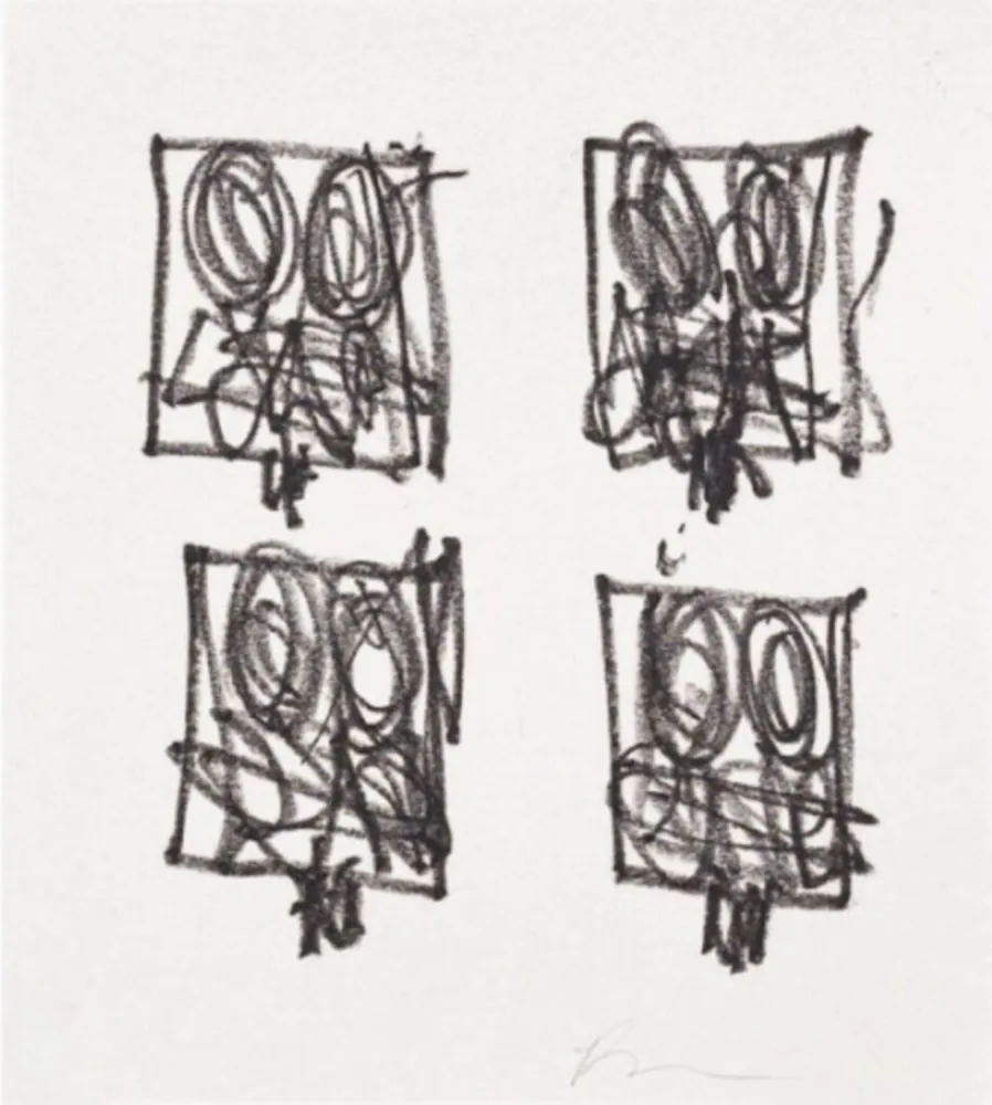 Grabado Johnson - Untitled (Anxious Man)