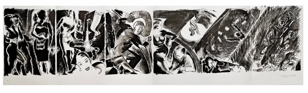 Litografía Jones - Greasepaint