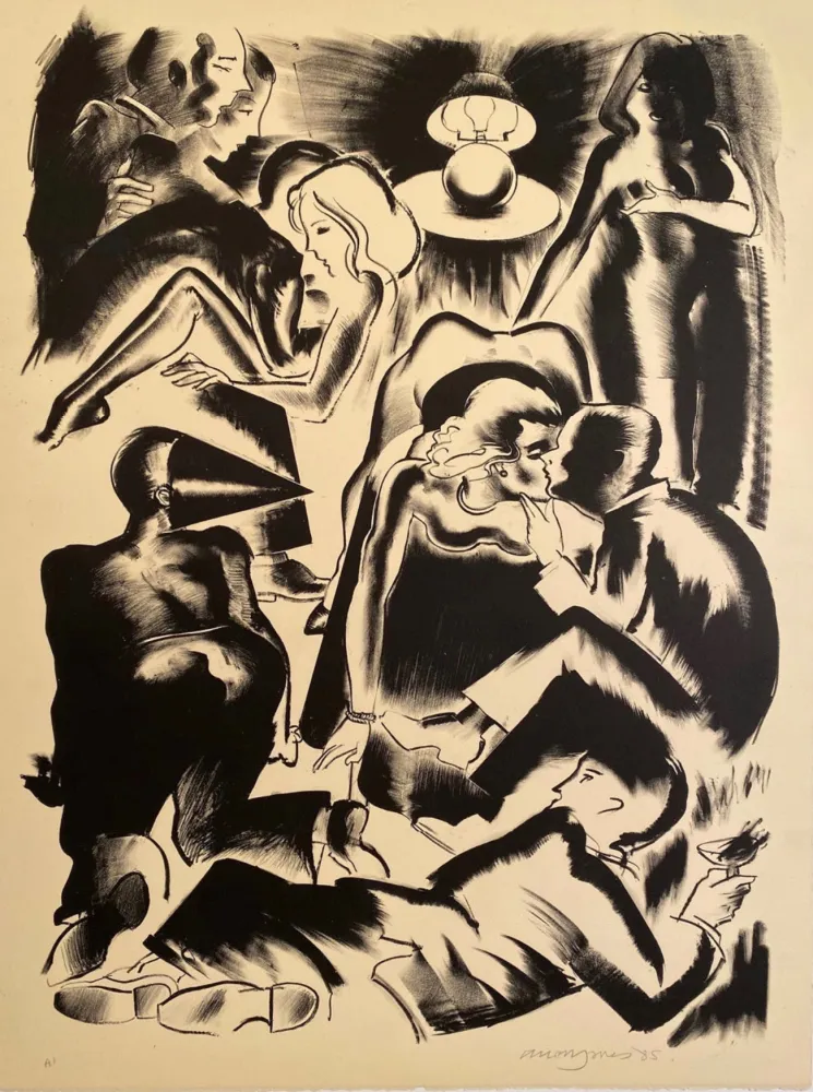 Litografía Jones - High Society