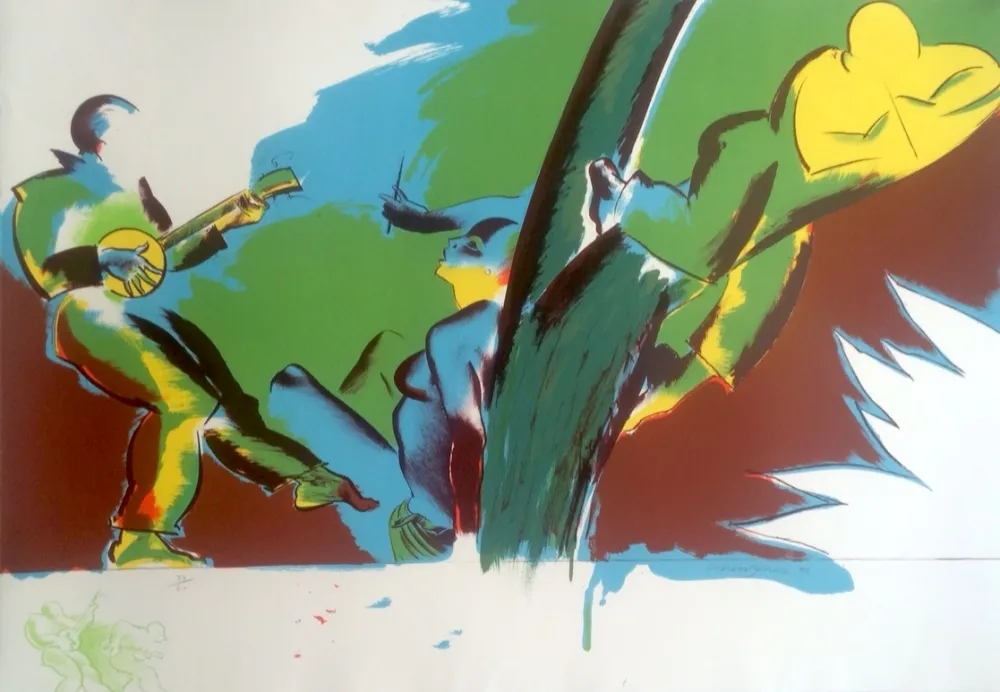 Litografía Jones - Sans titre