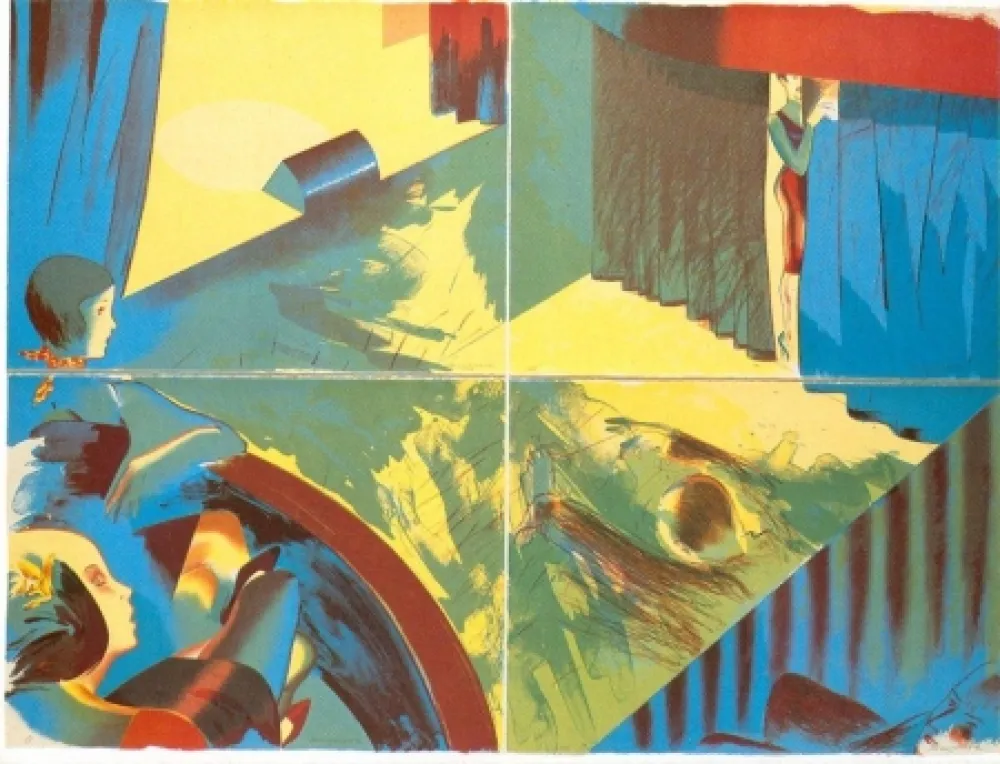 Litografía Jones - Stage Set