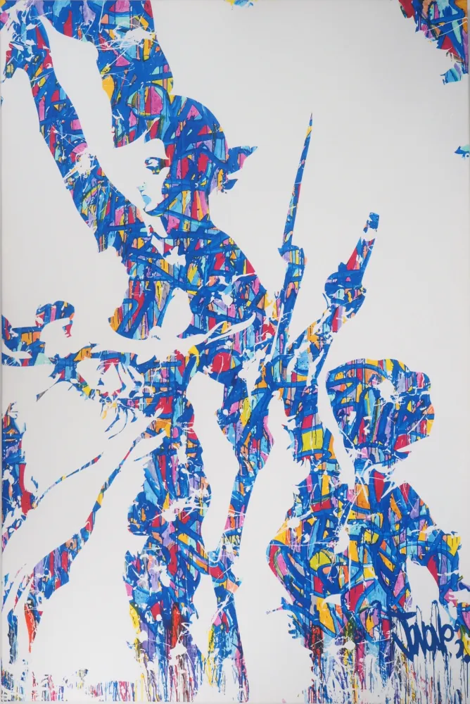 Serigrafía Jonone - Liberté, Egalité, Fraternité