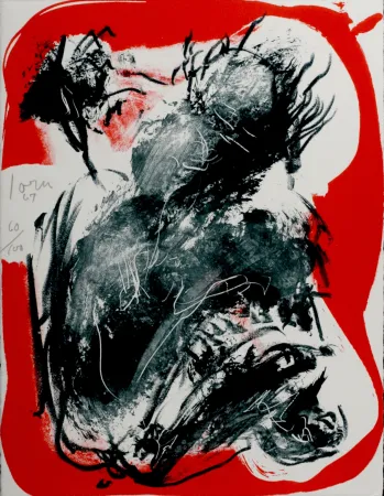 Litografía Jorn - Abstract Composition, 1967 - Hand-signed!