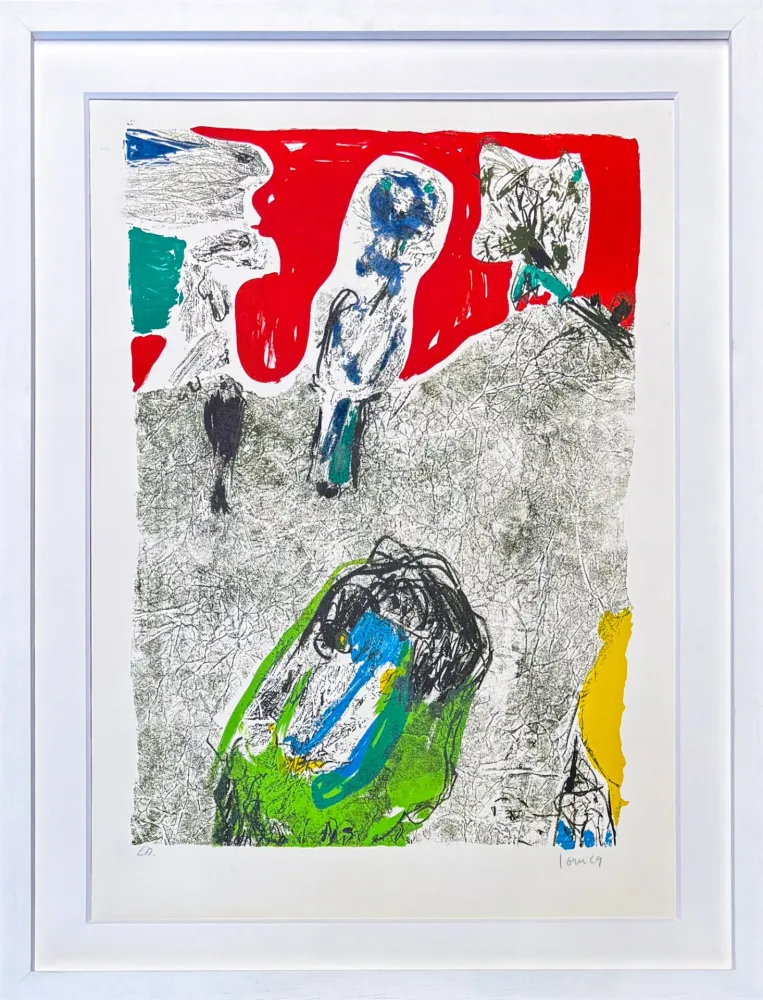 Litografía Jorn - Asger Jorn (1914–1973) – La Vallée des charme – 8-colour lithography – 1969