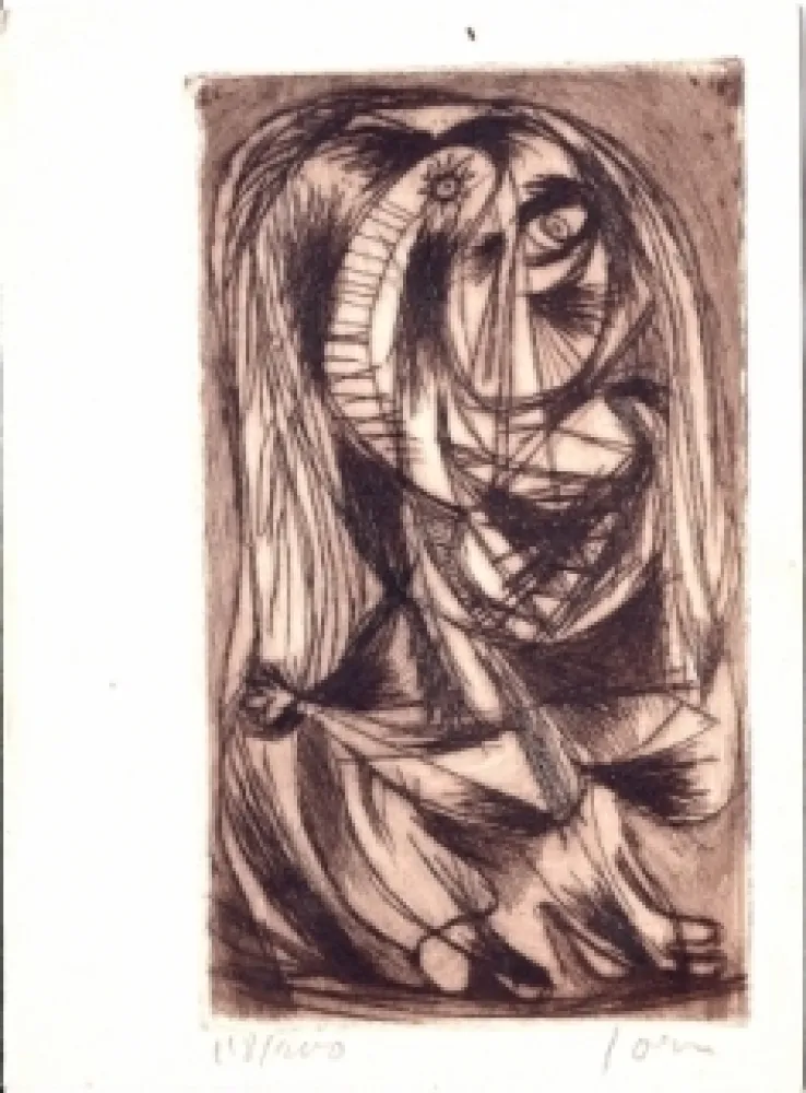 Aguafuerte Y Aguatinta Jorn - Composition