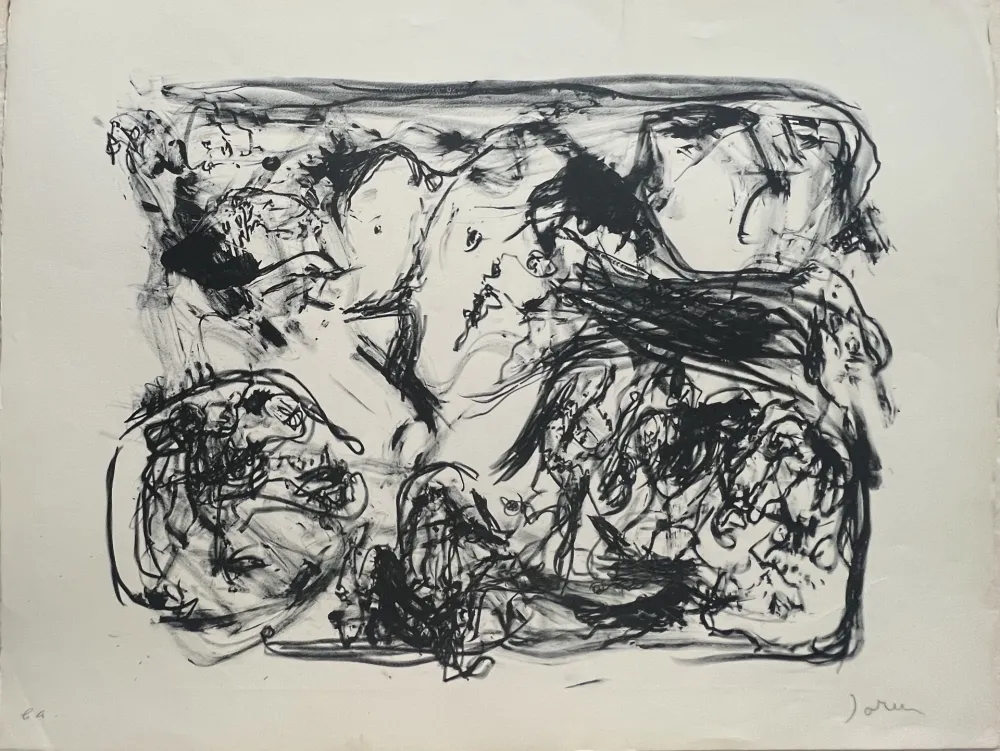 Litografía Jorn - Composition, Exemplaire d'artiste. EA