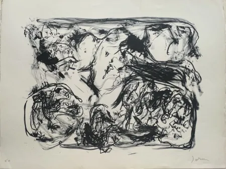 Litografía Jorn - Composition, Exemplaire d'artiste. EA