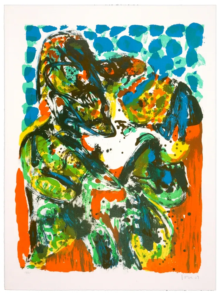 Litografía Jorn - Confusion diplomatique