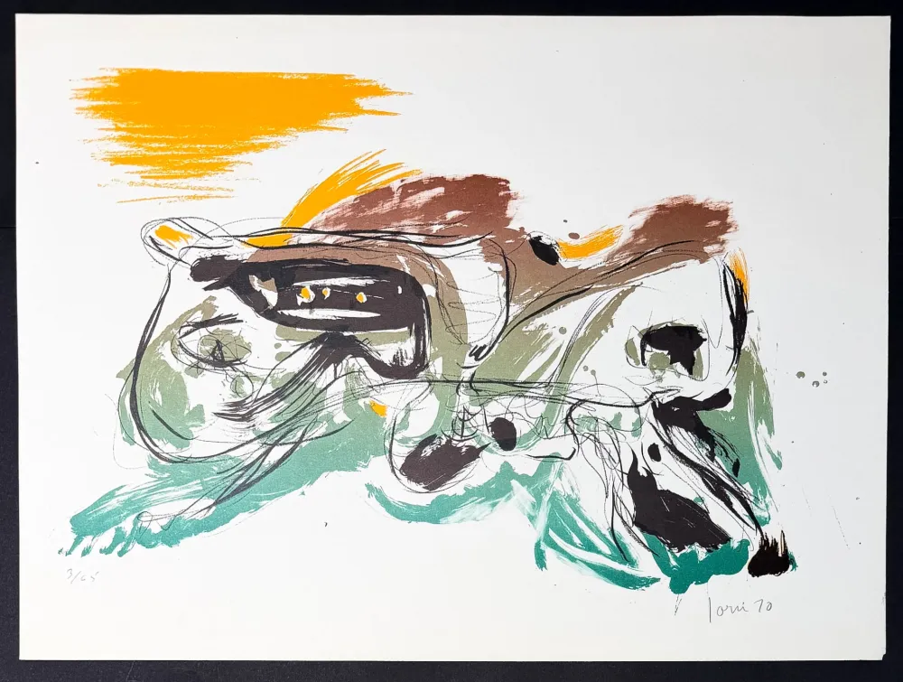 Litografía Jorn - Cuba