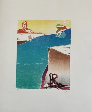 Grabado En Madera Jorn - Dans le sillage d'if aube