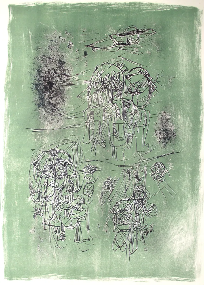 Litografía Jorn - Die Ars Mappe